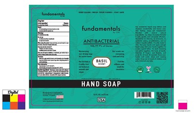 Fundementals Hand Soap 16oz BASIL.jpg Fundementals Hand Soap 16oz BASIL
